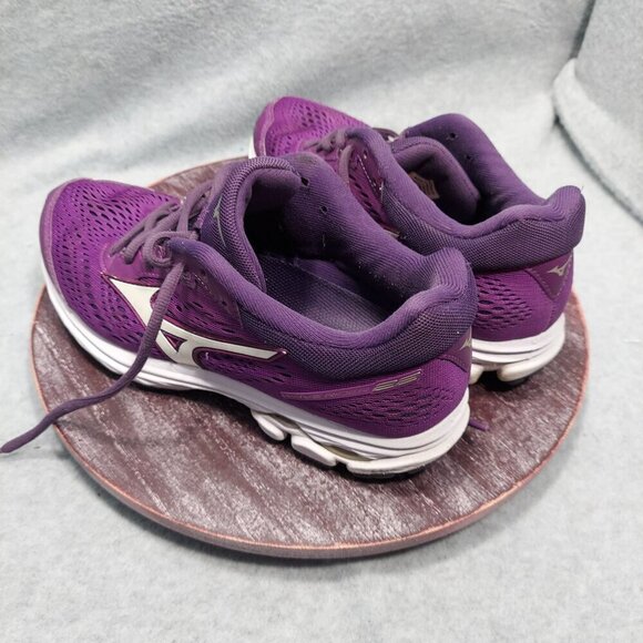 Mizuno Womens Running Shoes Purple Mesh Lace-Up Cushioned Athletic Sneakers Size - Picture 5 of 9